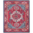 Safavieh Monaco 10' X 14' Power Loomed Rug in Red and Turquoise