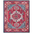 Safavieh Monaco 11' X 15' Power Loomed Rug in Red and Turquoise