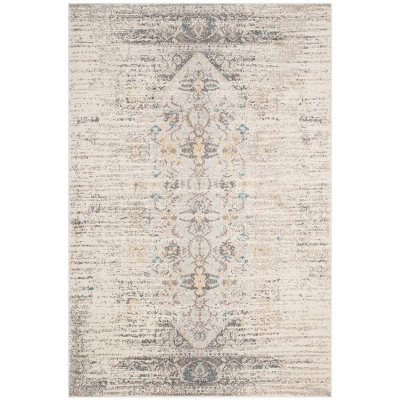 Safavieh Monaco 9' X 12' Power Loomed Polypropylene Rug in Gray