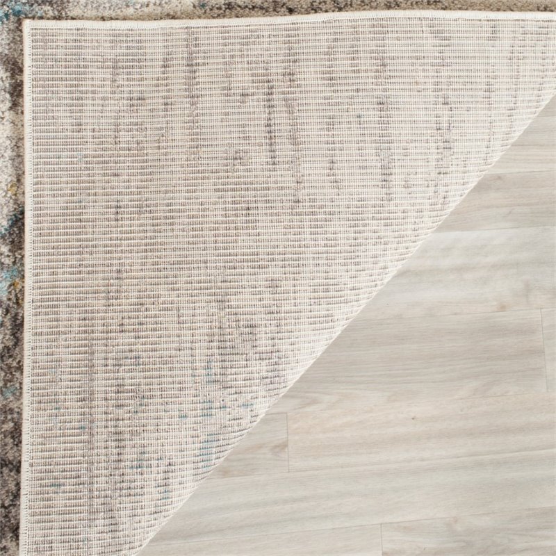 Safavieh Monaco 9' X 12' Power Loomed Polypropylene Rug in Gray