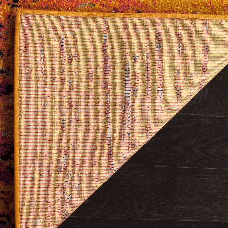 Safavieh Monaco 11' X 15' Power Loomed Polypropylene Rug in Orange