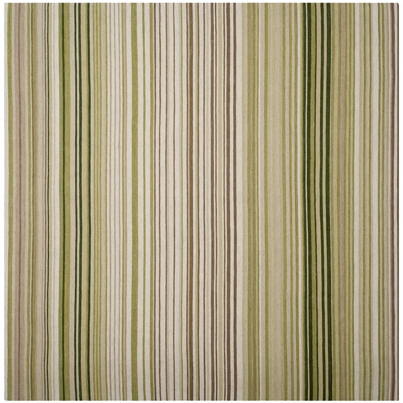 Safavieh Marbella 7' Square Hand Woven Rug in Green