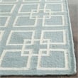 Safavieh Martha Stewart 7' Square Flatweave Rug in Geyser Blue