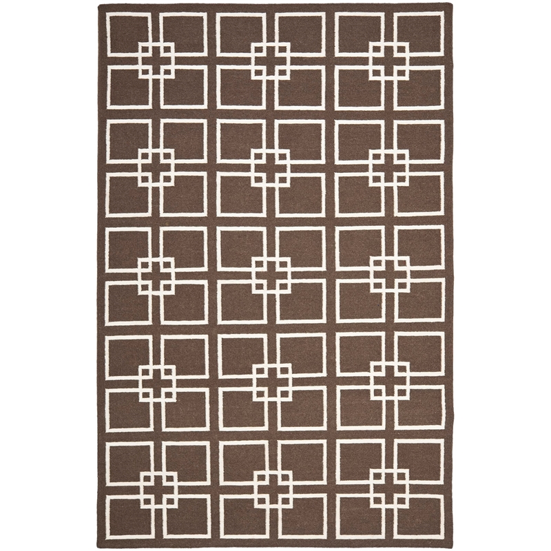 Safavieh Martha Stewart 5' X 8' Flatweave Rug in Tilled Soil Brown