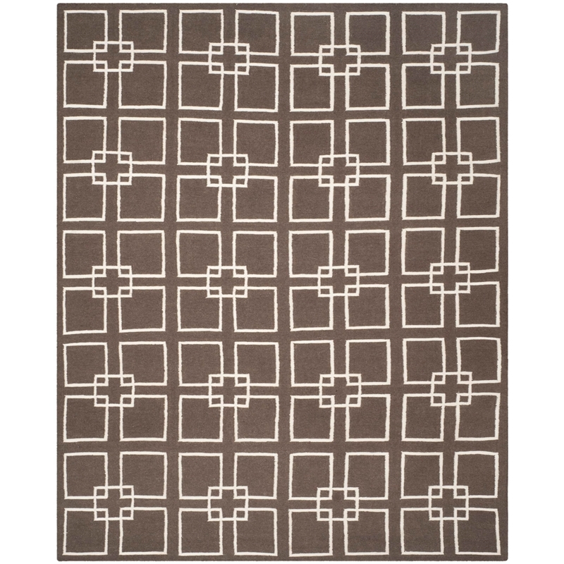 Safavieh Martha Stewart 8' X 10' Flatweave Rug in Tilled Soil Brown