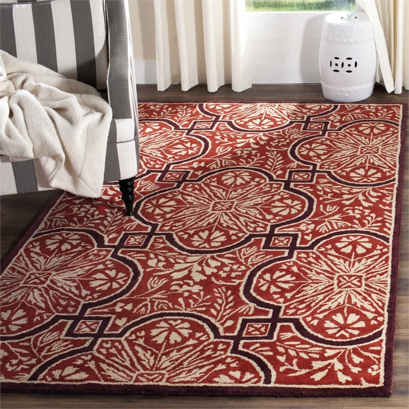 Safavieh Martha Stewart 4' X 6' Tufted Hand loomed Wool Rug