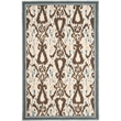 Safavieh Martha Stewart 4' X 6' Tufted Hand loomed Wool Rug in Mariner
