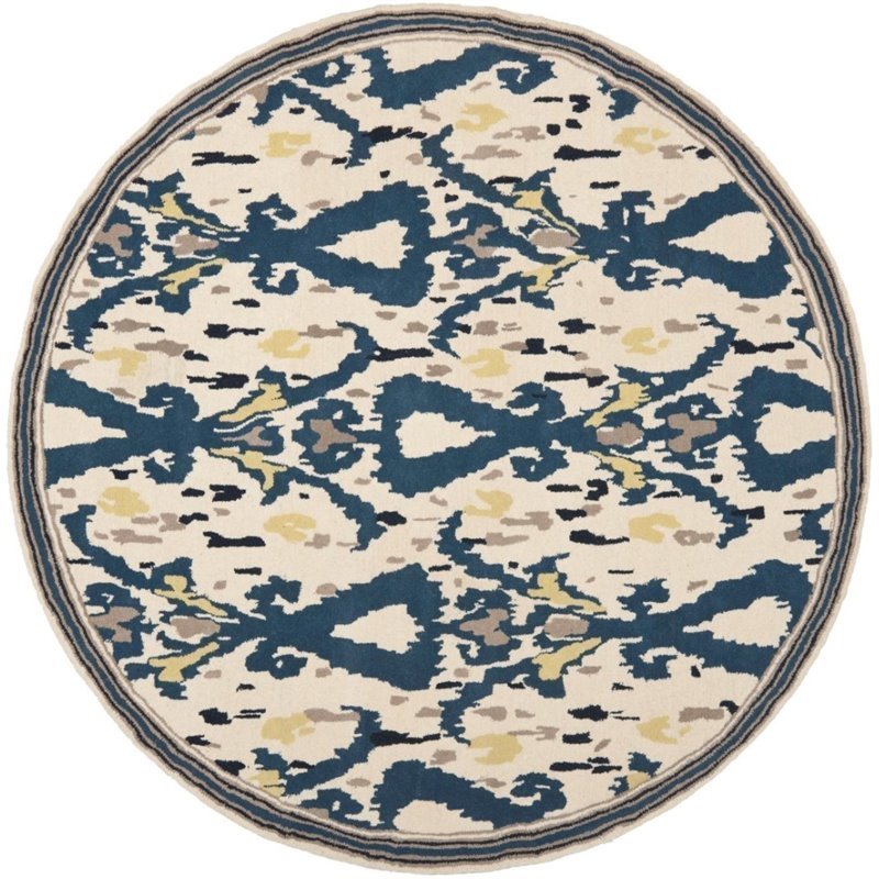 Safavieh Martha Stewart 4' Round Tufted Hand loomed Wool Rug