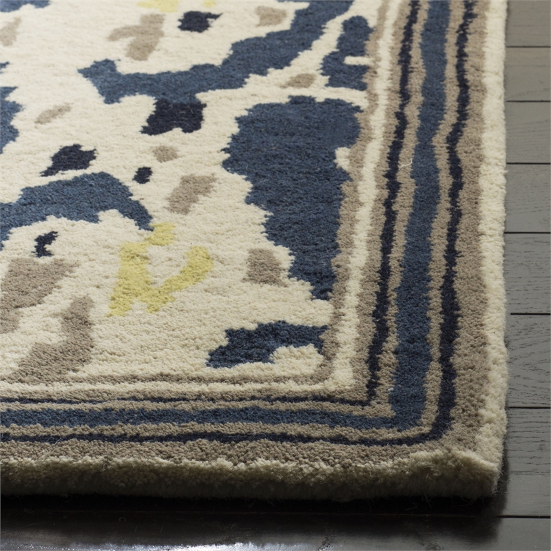 Safavieh Martha Stewart 4' X 6' Tufted Hand loomed Wool Rug in Clove
