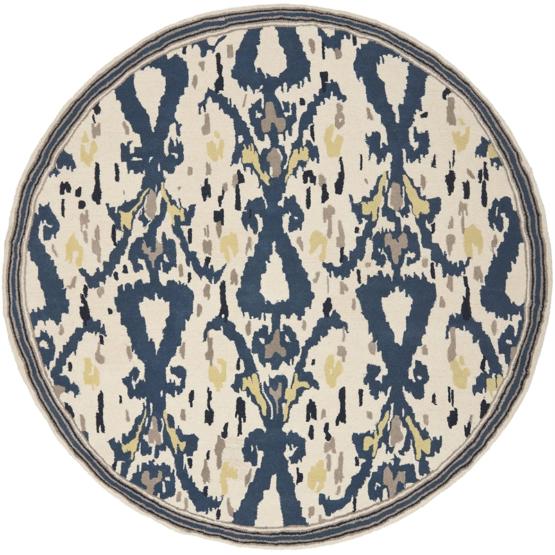 Safavieh Martha Stewart 4' Round Tufted Hand loomed Wool Rug