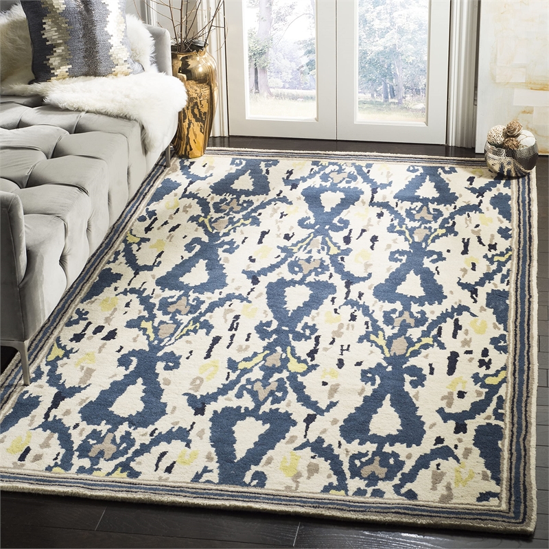 Safavieh Martha Stewart 5' X 8' Tufted Hand loomed Wool Rug in Clove