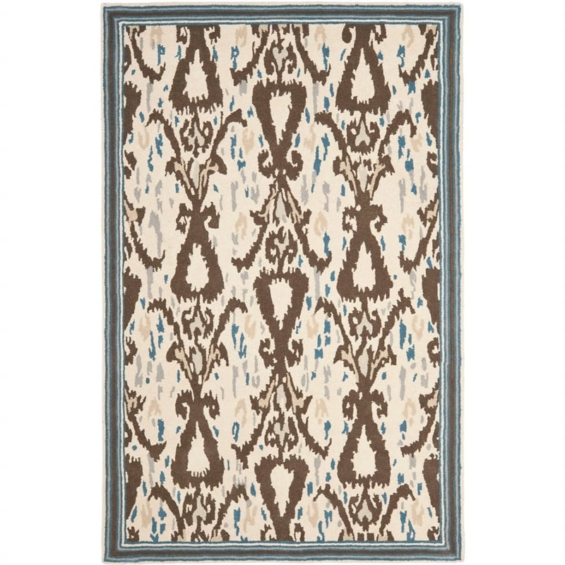 Safavieh Martha Stewart 8' Round Tufted Hand loomed Wool Rug