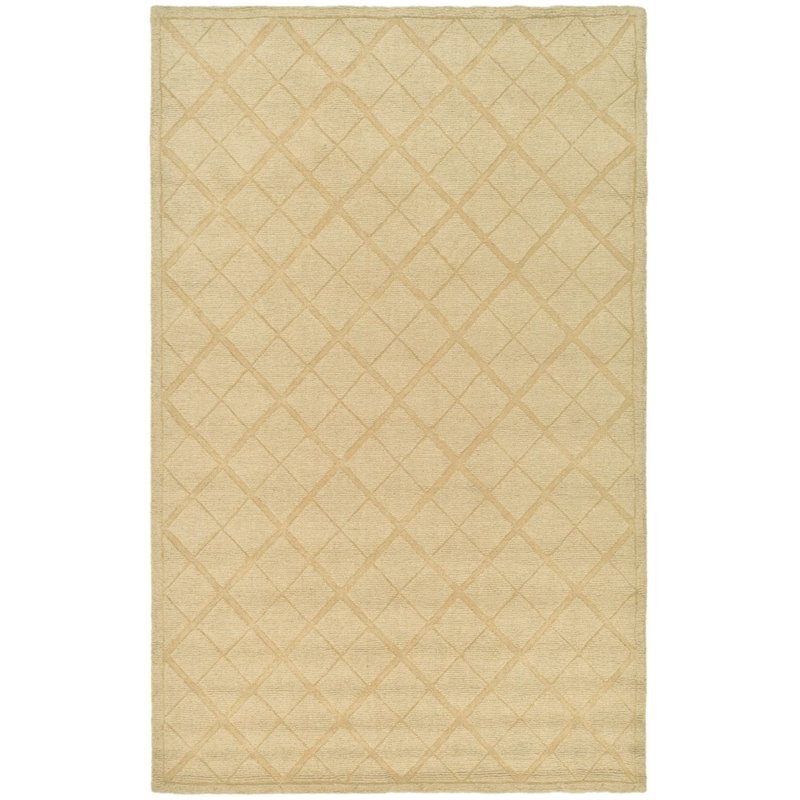Safavieh Martha Stewart 5' X 8' Tufted Hand loomed Wool Rug in Hickory