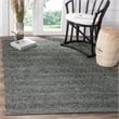 Safavieh Montauk 5' X 7' Hand Woven Cotton Rug in Ivory and Dark Gray