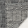 Safavieh Montauk 8' X 10' Hand Woven Cotton Rug in Ivory and Dark Gray