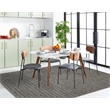 Safavieh Montauk 4' X 6' Hand Woven Cotton Rug in Ivory and Dark Gray