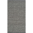 Safavieh Montauk 4' X 6' Hand Woven Cotton Rug in Ivory and Dark Gray