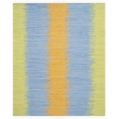 Safavieh Montauk 6' X 9' Hand Woven Cotton Pile Rug in Green and Gold