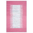 Safavieh Montauk 6' X 9' Hand Woven Cotton Pile Rug in Ivory and Pink