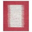 Safavieh Montauk 9' X 12' Hand Woven Cotton Pile Rug in Ivory and Red
