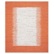 Safavieh Montauk 6' X 9' Hand Woven Cotton Rug in Ivory and Orange