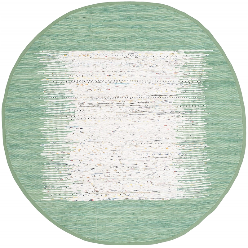 Safavieh Montauk 4' Round Hand Woven Cotton Rug