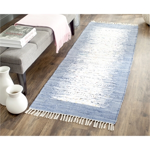 Safavieh Montauk 2'3&quot X 9' Hand Woven Cotton Rug