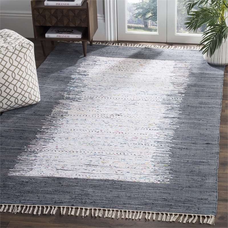 Safavieh Montauk 4' Square Hand Woven Cotton Rug