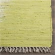 Safavieh Montauk 6' X 9' Hand Woven Cotton Rug in Ivory and Citron