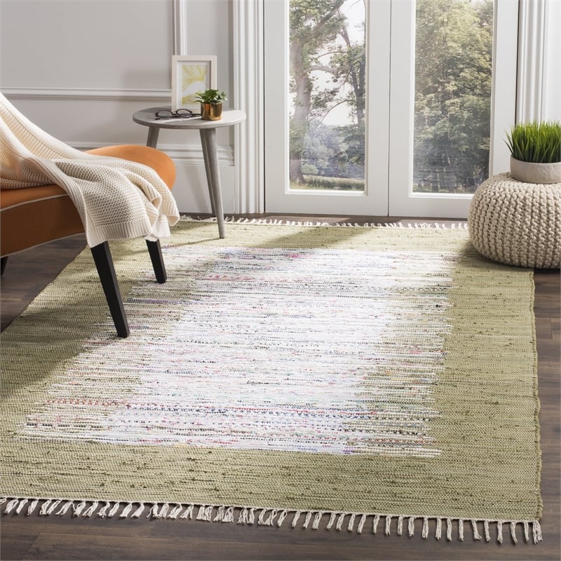 Safavieh Montauk 4' Square Hand Woven Cotton Rug