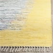 Safavieh Montauk 6' X 9' Hand Woven Cotton Rug in Ivory and Yellow