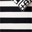 Safavieh Montauk 10' X 14' Hand Woven Cotton Rug in Black and Ivory