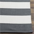 Safavieh Montauk 10' X 14' Hand Woven Cotton Rug in Gray and Ivory