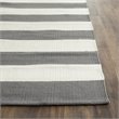 Safavieh Montauk 12' X 15' Hand Woven Cotton Rug in Gray and Ivory