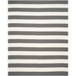 Safavieh Montauk 12' X 15' Hand Woven Cotton Rug in Gray and Ivory