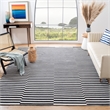 Safavieh Montauk 2' X 5' Hand Woven Cotton Pile Rug in Ivory and Gray