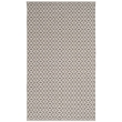 Safavieh Montauk 2' X 5' Hand Woven Cotton Pile Rug in Ivory and Gray