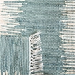 Safavieh Montauk 4' Round Hand Woven Cotton Pile Rug in Blue