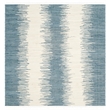 Safavieh Montauk 4' Square Hand Woven Cotton Pile Rug in Blue