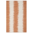 Safavieh Montauk 5' X 7' Hand Woven Cotton Pile Rug in Orange