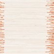 Safavieh Montauk 6' Round Hand Woven Cotton Pile Rug in Orange