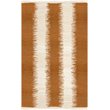 Safavieh Montauk 6' Round Hand Woven Cotton Pile Rug in Orange