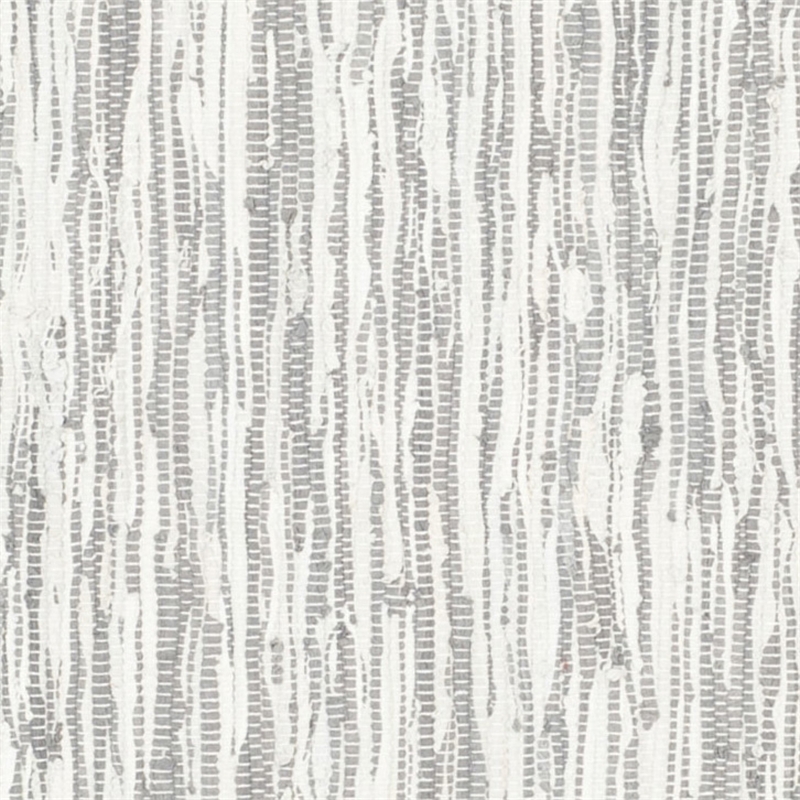 Safavieh Montauk 4' Round Hand Woven Cotton Pile Rug in Silver