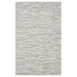 Safavieh Montauk 5' X 7' Hand Woven Cotton Pile Rug in Silver