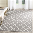 Safavieh Montauk 5' X 7' Hand Woven Cotton Pile Rug in Gray and Ivory