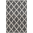 Safavieh Montauk 3' X 5' Hand Woven Cotton Pile Rug in Black and Ivory