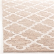 Safavieh Montauk 3' X 5' Hand Woven Cotton Pile Rug in Beige and Ivory