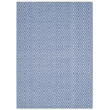 Safavieh Montauk 5' X 8' Hand Woven Cotton Pile Rug in Blue and Ivory
