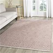 Safavieh Montauk 3' X 5' Hand Woven Cotton Pile Rug in Beige and Ivory