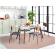 Safavieh Montauk 5' X 7' Hand Woven Cotton Pile Rug in Beige and Ivory
